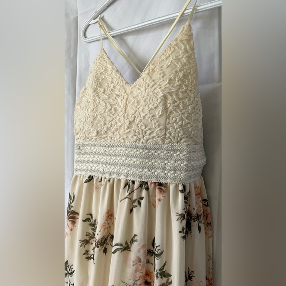 Streetwear Society Maxi Dress Women’s S Floral Spaghetti Strap - Picture 3 of 8